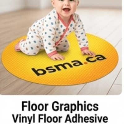Floor Adhesive Vinyl Graphic Signs