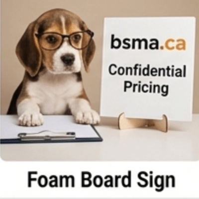 Foam Board Sign