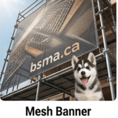 Mesh Wind Banner Signs