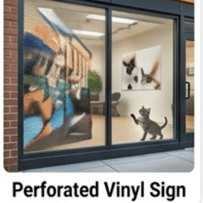 Window Perforated Vinyl 