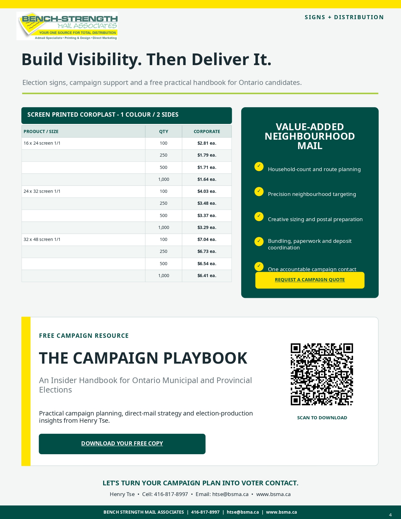 ULTIMATE PLAYBOOK Election Marketing Toolkit